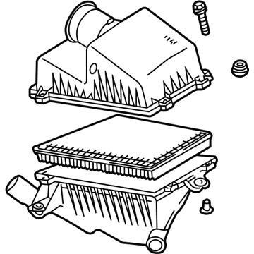 1997 Kia Sephia Air Filter Box - 0K2A513320C