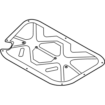 Kia 811254U000 Pad-Hood Insulating