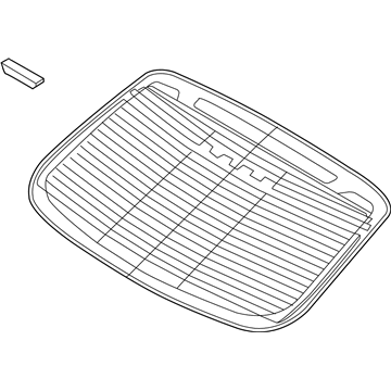 Kia 871103T000 Glass Assembly-Rear Window