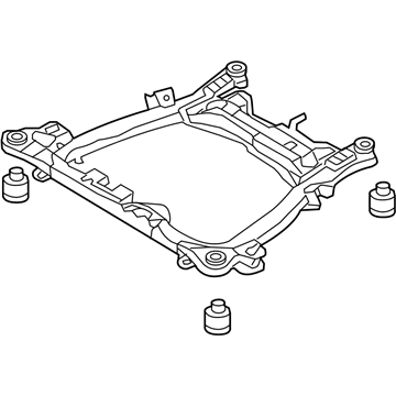 Kia 624054D100 Crossmember Complete