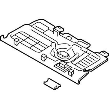 Kia 97285J5100WK Cover Assembly-Under,LH