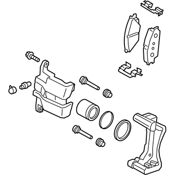 Kia 58130K0100 Front Brake Assembly, Right