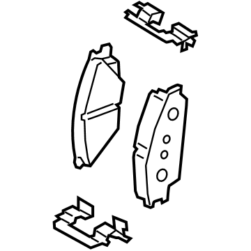 Kia 58101K0A00 Pad Kit-Front Disc B