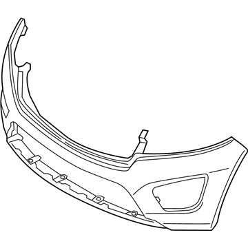 Kia 86511C6200 Front Bumper Cover