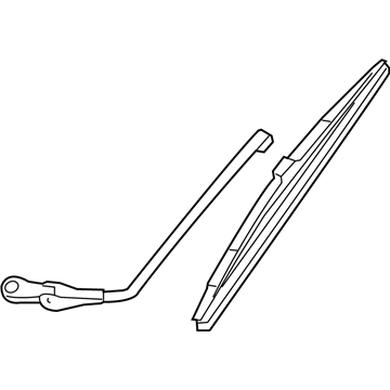 Kia 0K34A67420A Rear Wiper Arm Assembly