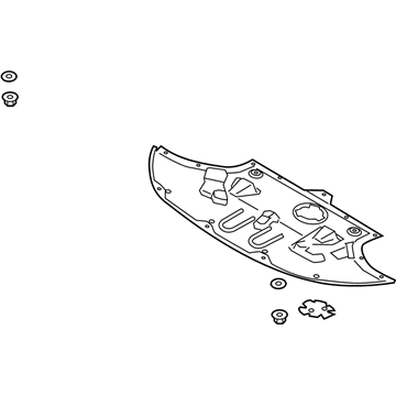 Kia 29110J5100 Panel-Under Cover Front