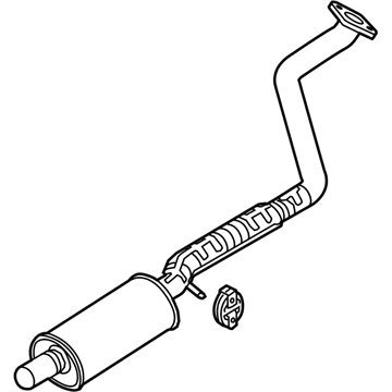 Kia 28650A7350 Center Muffler Assembly