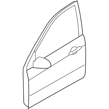 Kia 760032F040 Panel Assembly-Front Door LH