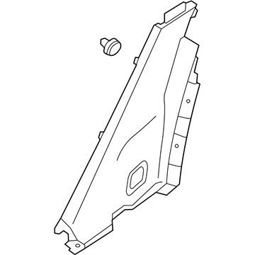 Kia 858901W000HU Trim Assembly-Rear Wheel House