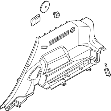 Kia 85730Q5100WK Trim Assembly-Luggage Si