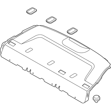 Kia 856101W010HU Trim Assembly-Package Tray