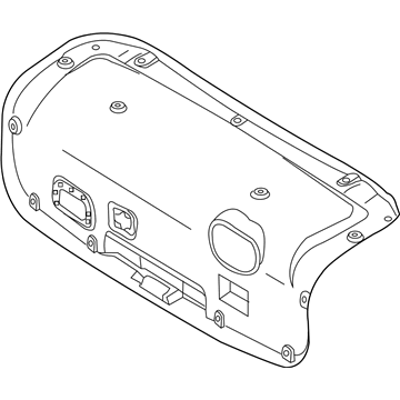 Kia 817502G500VA Trim Assembly-Trunk Lid