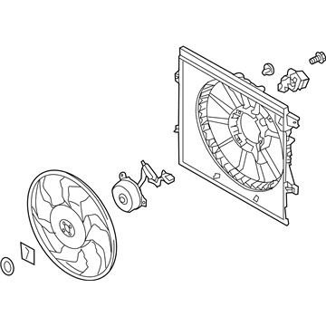 Kia 253802K000 Blower Assembly