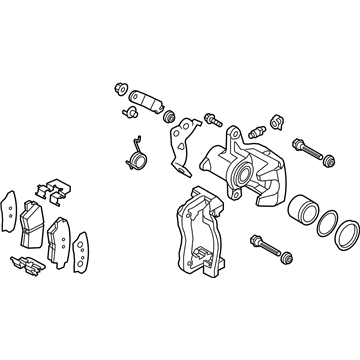 Kia Forte Brake Caliper Bracket - 58210A7310