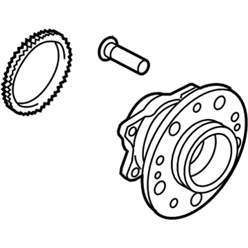 Kia 527103X000 Rear Wheel Hub Assembly