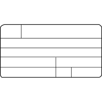 Kia 324503CYA3 Label-Emission Control