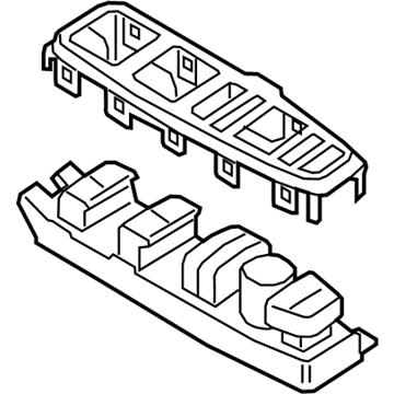 Kia 93570J5000CA Power Window Main Switch Assembly