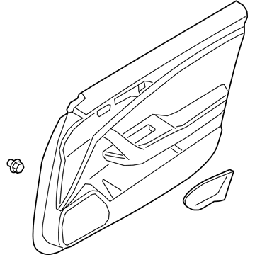 Kia 82306J5560CFA Panel Assembly-Front Door