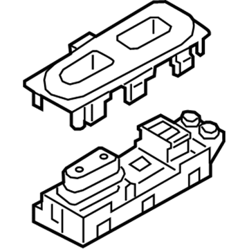 Kia 93575J5000CA Power Window Assist Switch Assembly