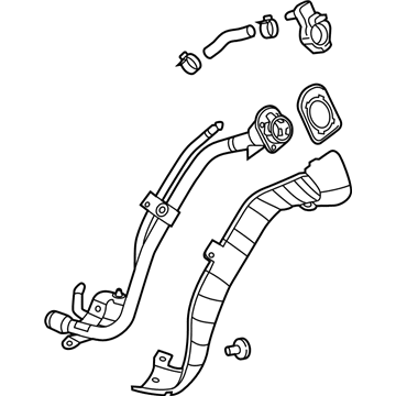 Kia 31030H9500 Filler Neck & Hose Assembly