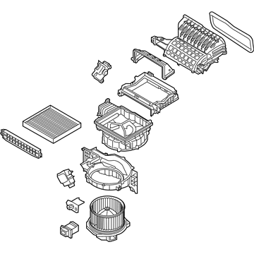 Kia 97207D9000 Blower Unit