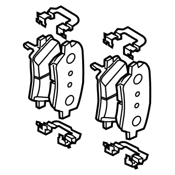 2018 Kia Stinger Brake Pad Set - 58302J5A00