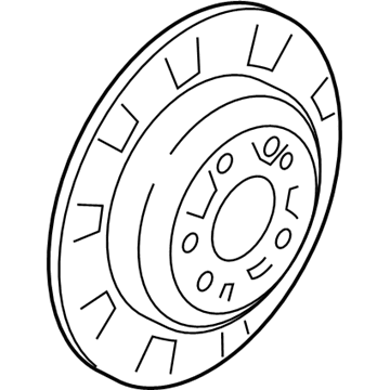 2018 Kia Stinger Brake Disc - 58411J5000