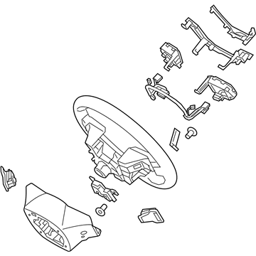 Kia 56110D9970SA1 Steering Wheel Assembly