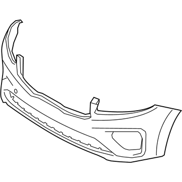 Kia 86510A9UB0 Front Bumper Cover