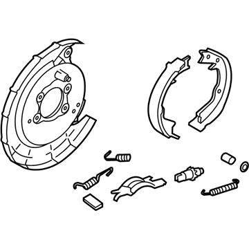 2012 Kia Forte Parking Brake Shoe - 582501M300