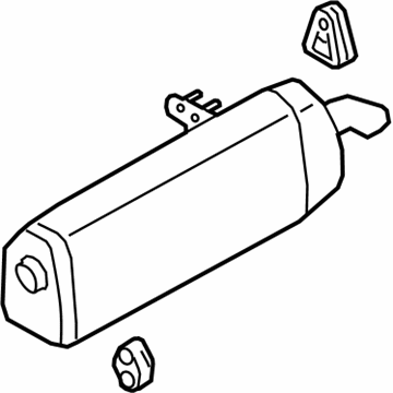 Kia 28710M7410 Rear Muffler Assembly