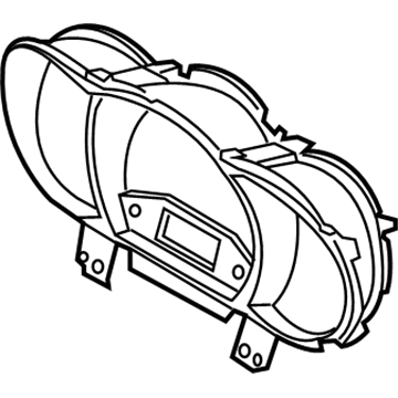 Kia 943701W000 Mask-Cluster