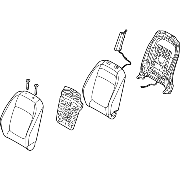 Kia 88400Q5000A7B Back Assembly-Fr Seat,RH