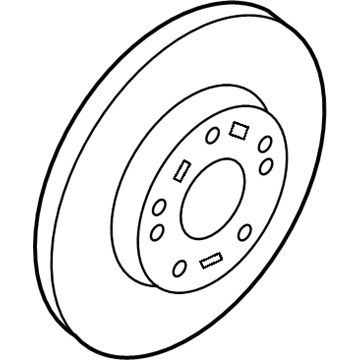 Kia Rondo Brake Disc - 517121D000