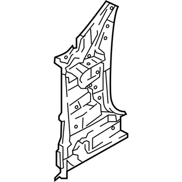 Kia 71201J5000 Pillar Assembly-Front Inner