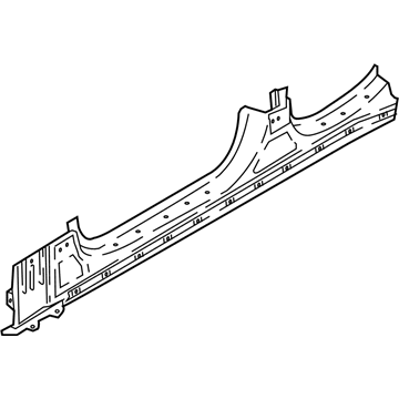 Kia 71322J5D00 Panel-Side SILL Outer