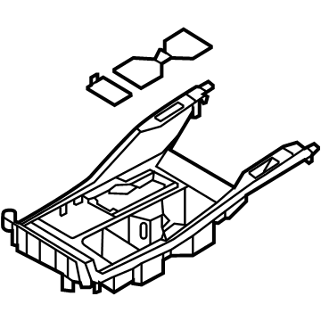 Kia 84650R5400WK Cover Assembly-Console U