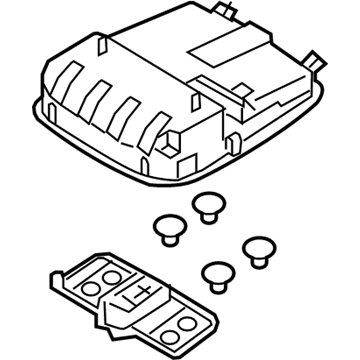 Kia 928103T151TX Lamp Assembly-Overhead Console