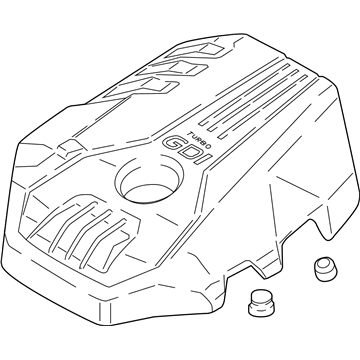 2020 Kia Stinger Engine Cover - 292402CTA1