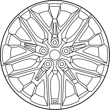 Kia 52906L3430 Wheel Assembly-Aluminium