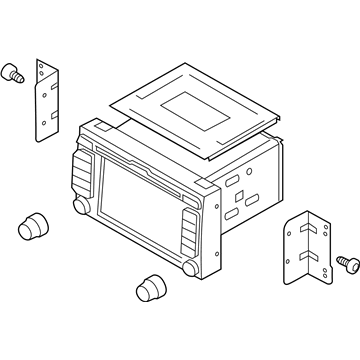 Kia 965601W131CA Head Unit Assembly-Avn