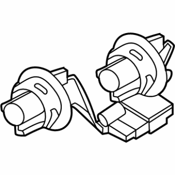 Kia 92491L3000 Rear Holder & Wiring