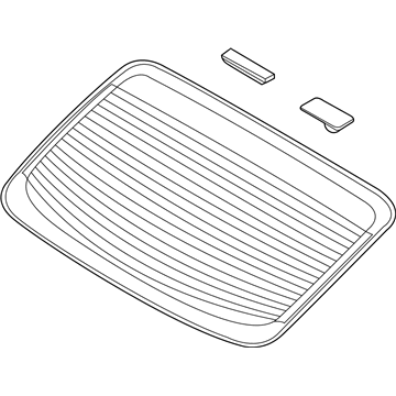 Kia 87110H9220 Glass Assembly-Rear Window