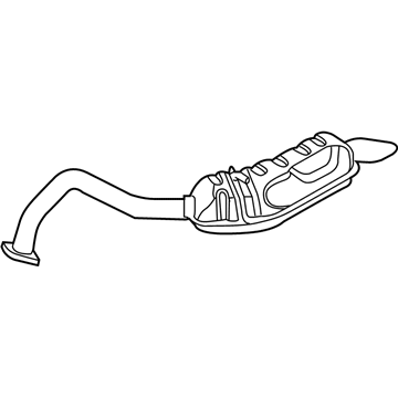 2003 Kia Sorento Exhaust Pipe - 287503E230