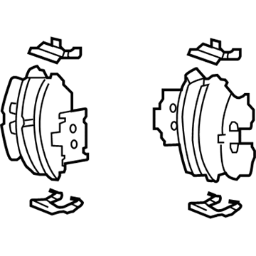 Kia 581013FA00 Pad Set-Front Disc Brake