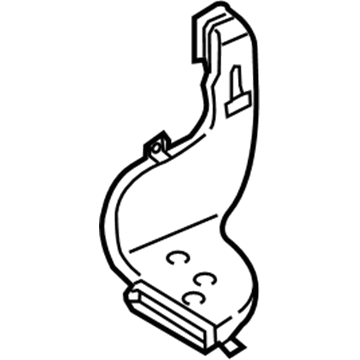 Kia 973702P000 Duct Assembly-Rear Heater "A"