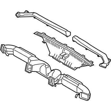 Kia 973401U005 Duct Assembly-Defroster