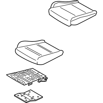 Kia 88100D9BA0D94 Cushion Assembly-Fr Seat