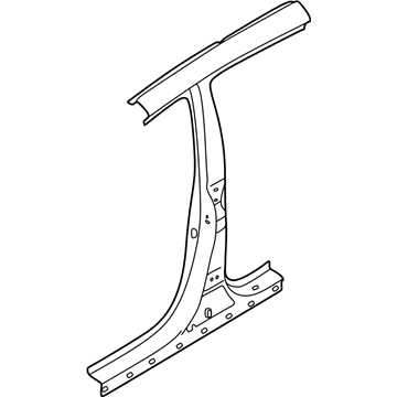 Kia 714013WB00 Pillar Assembly-Center Outer