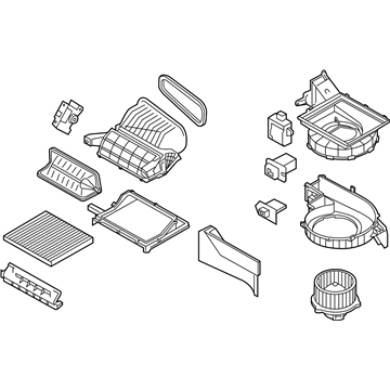 Kia 971001U155 Blower Unit